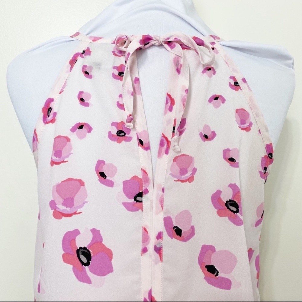 Cabi Floating Poppies Halter Blouse Style #5218 View 6